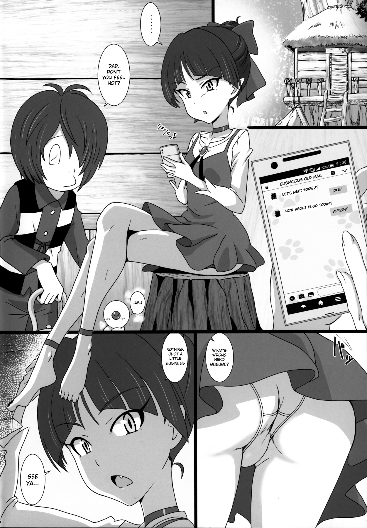 Hentai Manga Comic-Cat Girl Straight Ahead + Heat Cat-Read-2